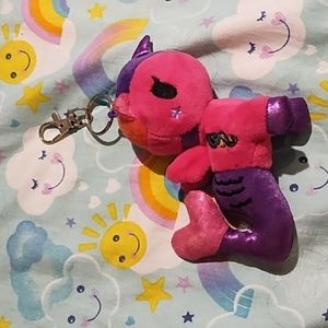 Mermicorno plush keychain